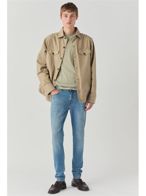 slub knit black denim ROY ROGER'S | 517WASH 57